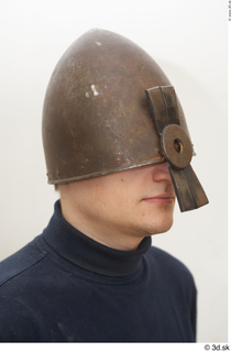 Photos Medieval Knight Plate Helmet 2 Medieval soldier head helmet…